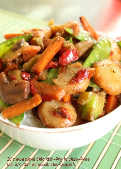 Chop Free Teriyaki Vegetable Stir Fry Easy College Stir Fry Recipe