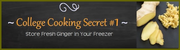 College Cooking Secrets_Ginger
