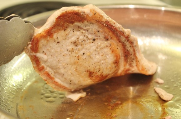 How to Brown Pork Loin Chops in the Skillet without Burning