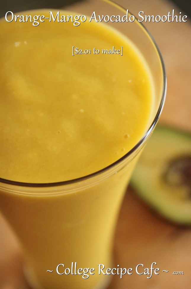 Energizing fruit smoothie for college