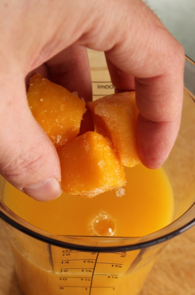 Step 2: Orange Mango Avocado Smoothie