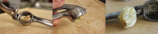 How to Peel Fresh Garlic using a Garlic Press
