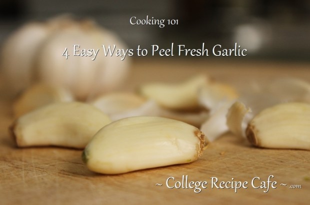 4 Easy Ways to Peel Fresh Garlic