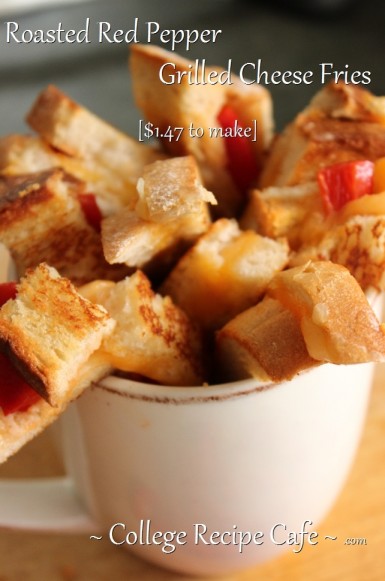 Roasted Red Pepper Grilled Cheese