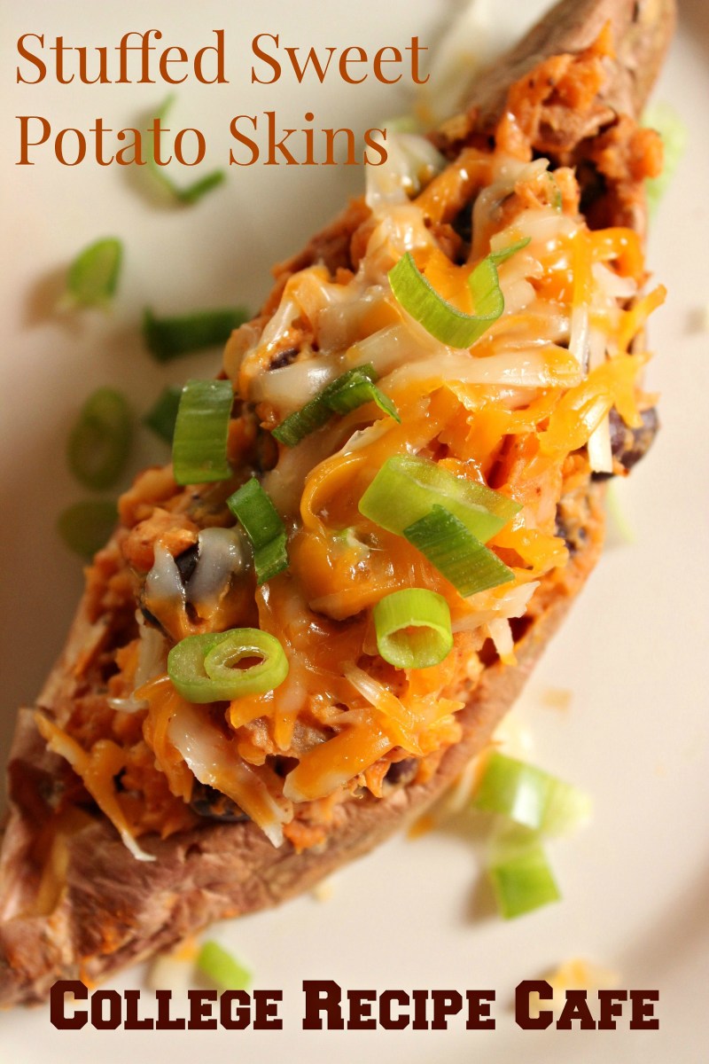 Stuffed Sweet Potato Skins: Delicious microwave recipe you can make in minutes!