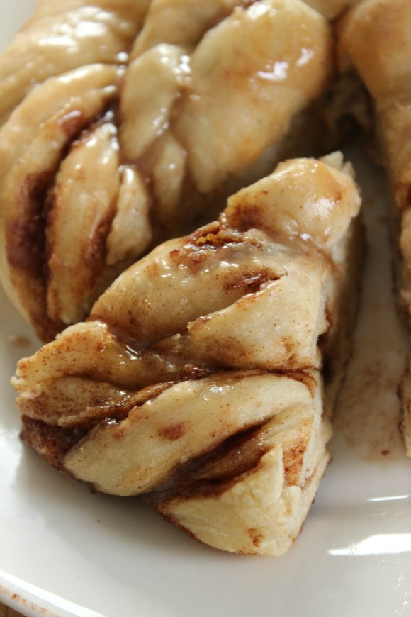 A slice of this warm Cinnamon Bread is the perfect dessert after a day outdoors!
