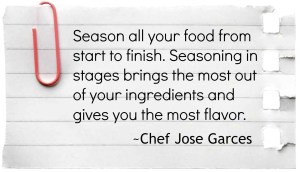 Cooking tip from Chef Jose Garces