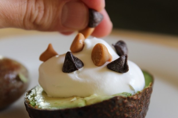Avocado Delight with Whipped Cream: Good mood dessert for final exams! Click to see how to make.