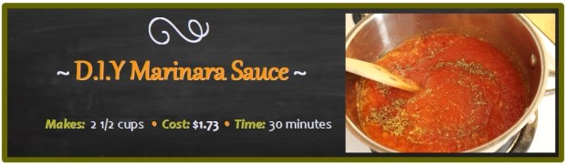 Homemade Marinara Sauce