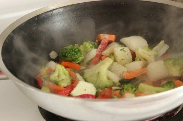Plenty of healthy vegetables in College Recipe Cafe's Spring Forward Stir-Fry