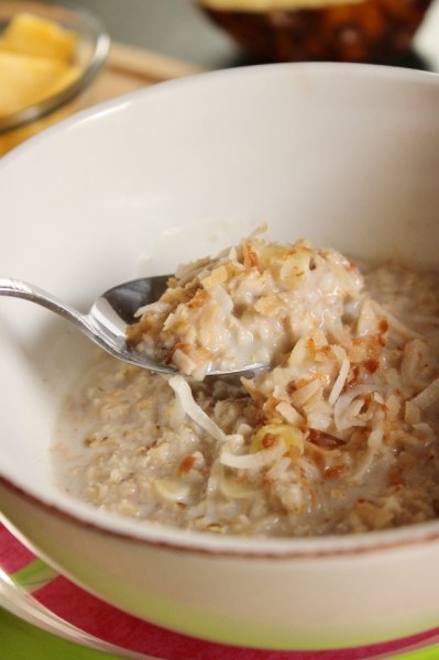Toasted Coconut Oatmeal - College Recipe Cafe