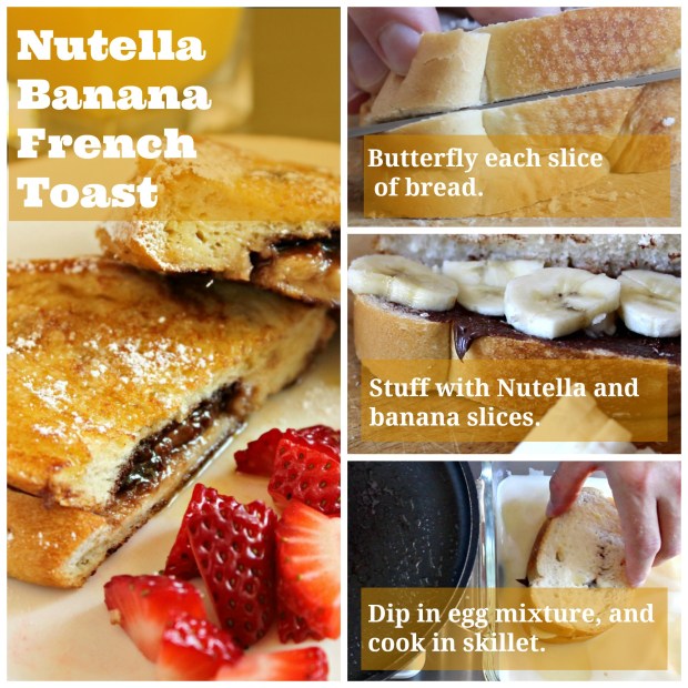 How to make Nutella Banana French Toast