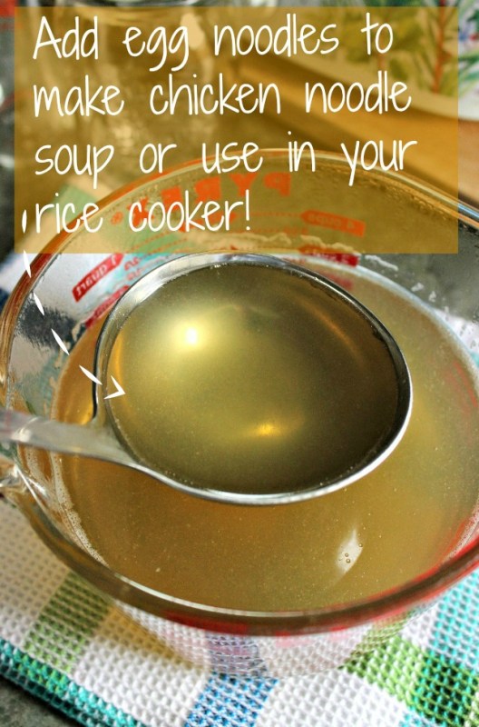 here are many uses for homemade chicken broth