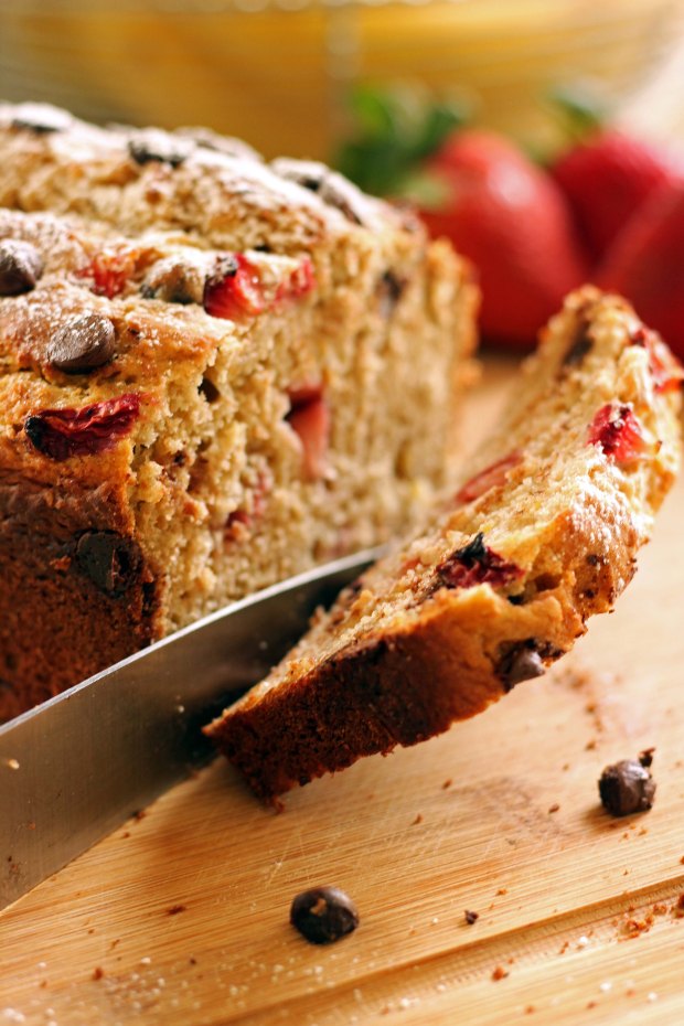 Strawberry-Chocolate Banana Bread: Sweet: Grandma-style banana bread that requires no special powers or skills to bake.