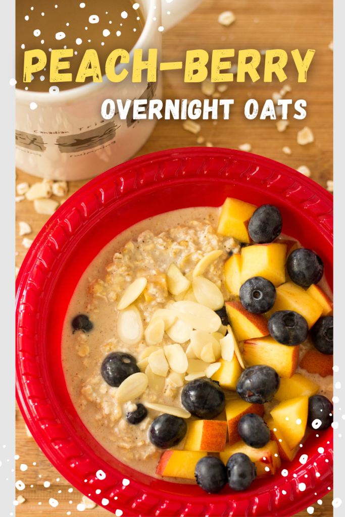 Peach Berry Overnight Oats