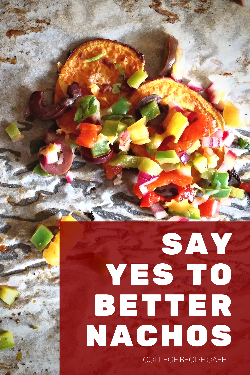 Roasted Sweet Potato Chips For Your Nachos!