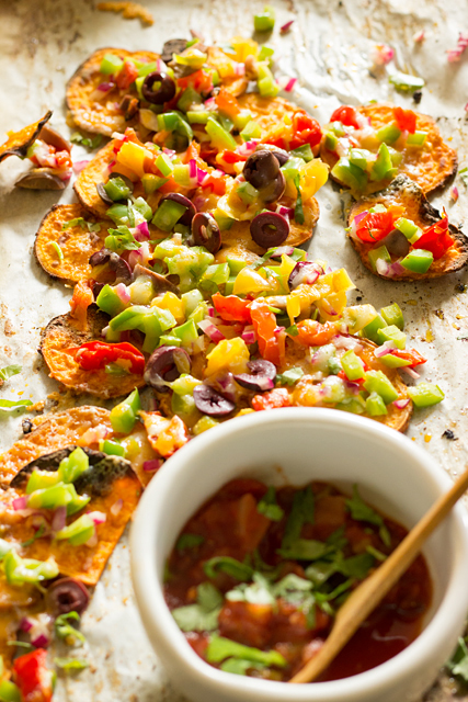 Sweet Potato Nacho Chips Roasted Sweet Potato Chips For Your Nachos