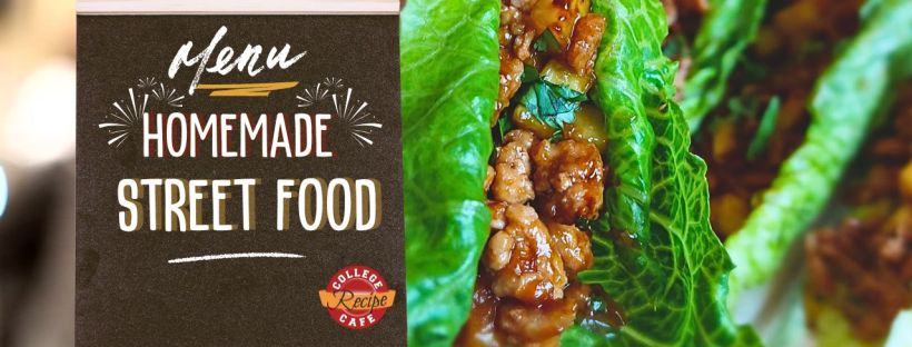 Homemade Street Food | Sweet and Sticky Pork Lettuce Wrap